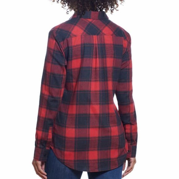 NWT - Weatherproof Vintage Ladies' Red and Black Flannel Shirt – Size S - Picture 3 of 6